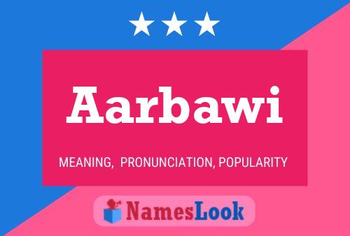 Aarbawi Name Poster