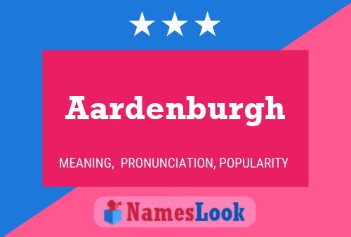 Aardenburgh Name Poster