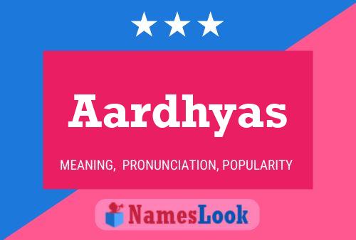 Aardhyas Name Poster