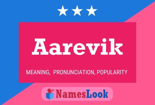 Aarevik Name Poster