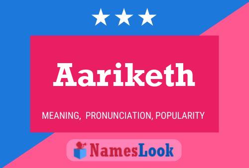 Aariketh Name Poster