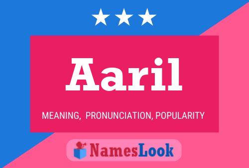 Aaril Name Poster