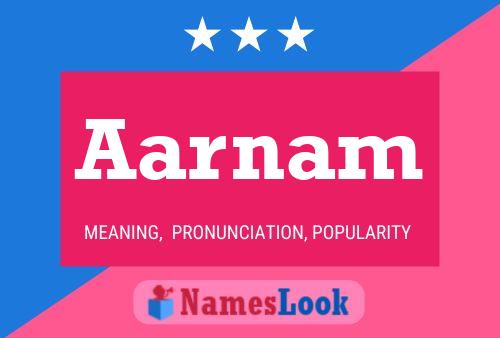 Aarnam Name Poster