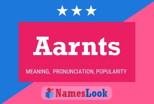 Aarnts Name Poster