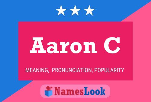 Aaron C Name Poster