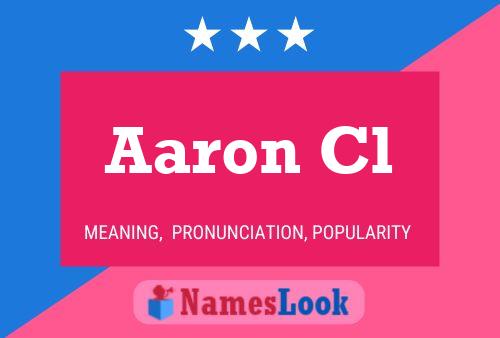 Aaron Cl Name Poster