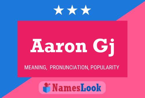 Aaron Gj Name Poster