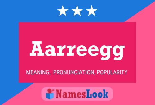 Aarreegg Name Poster