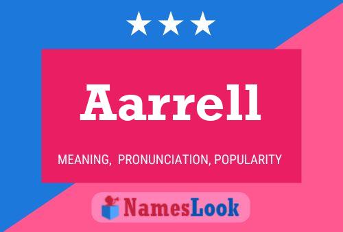 Aarrell Name Poster