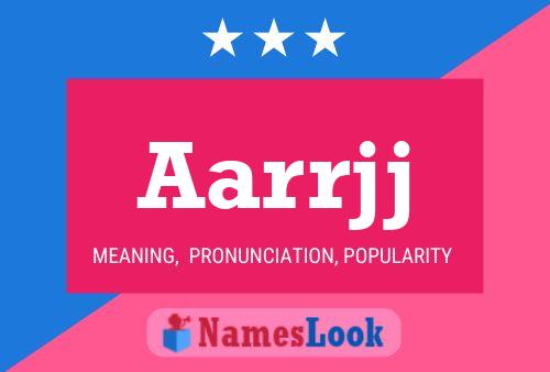 Aarrjj Name Poster