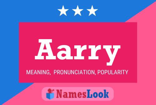 Aarry Name Poster