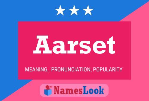 Aarset Name Poster