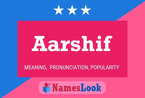 Aarshif Name Poster