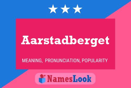 Aarstadberget Name Poster