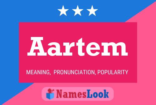 Aartem Name Poster