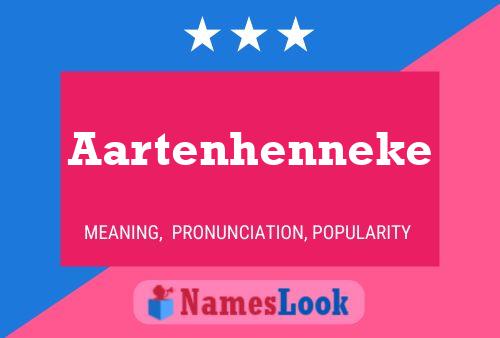 Aartenhenneke Name Poster