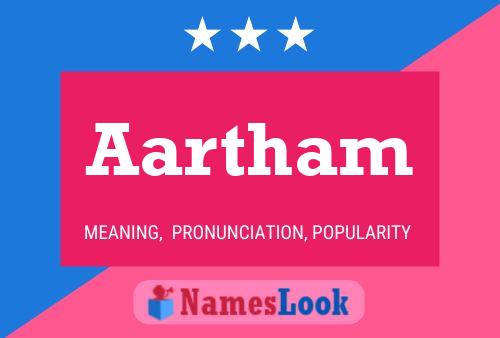 Aartham Name Poster