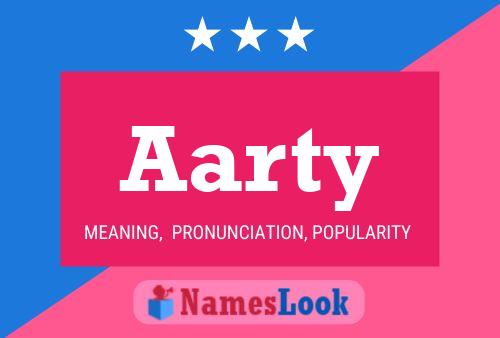 Aarty Name Poster