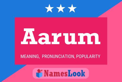 Aarum Name Poster