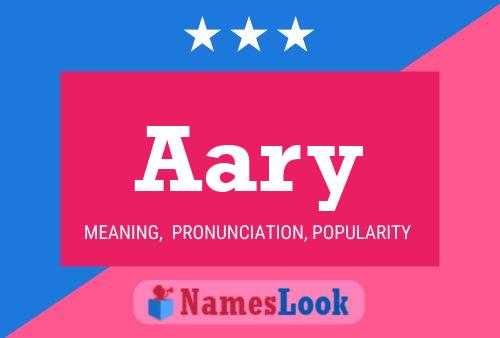 Aary Name Poster