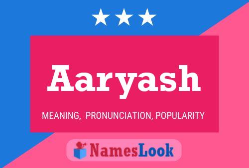 Aaryash Name Poster