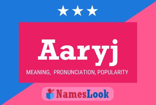 Aaryj Name Poster