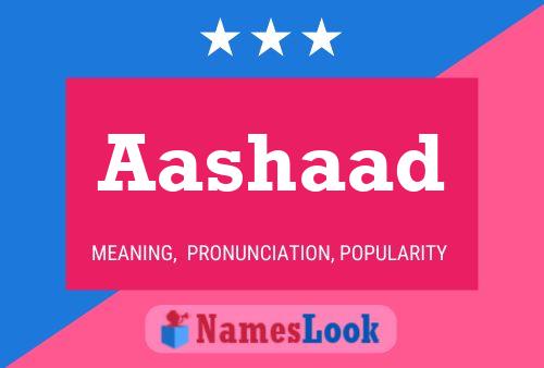 Aashaad Name Poster