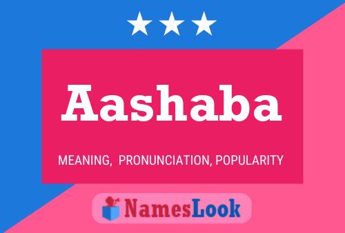 Aashaba Name Poster