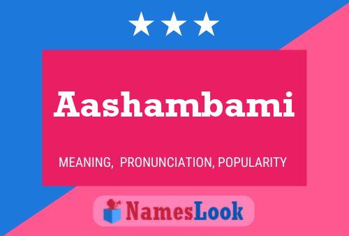 Aashambami Name Poster