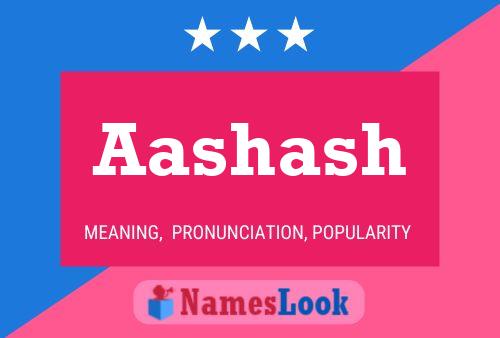 Aashash Name Poster