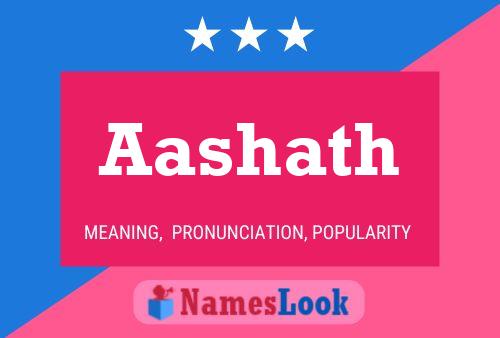 Aashath Name Poster