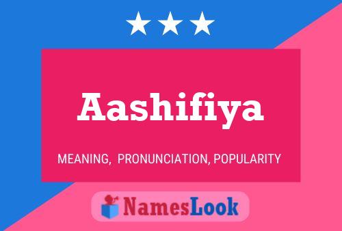 Aashifiya Name Poster