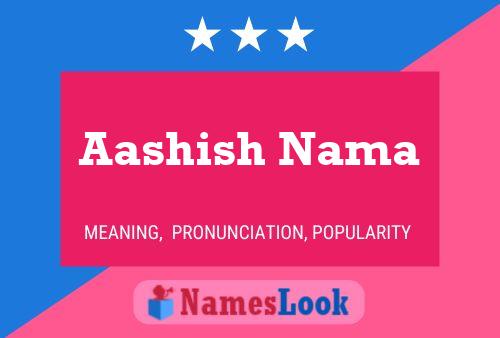 Aashish Nama Name Poster