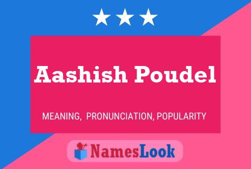 Aashish Poudel Name Poster