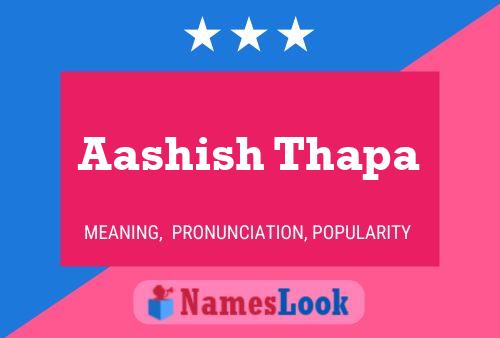 Aashish Thapa Name Poster