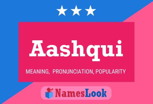 Aashqui Name Poster