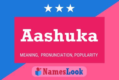 Aashuka Name Poster