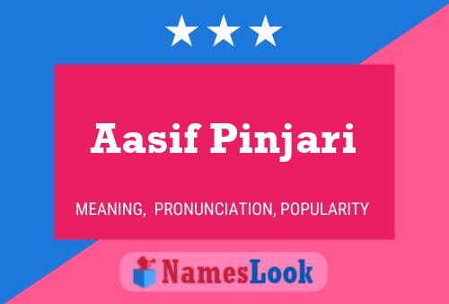 Aasif Pinjari Name Poster