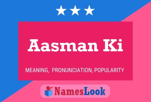 Aasman Ki Name Poster