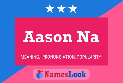 Aason Na Name Poster