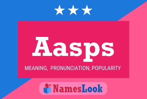 Aasps Name Poster