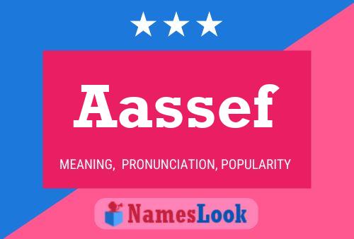 Aassef Name Poster