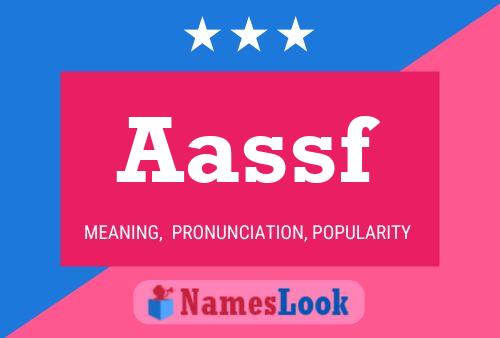 Aassf Name Poster