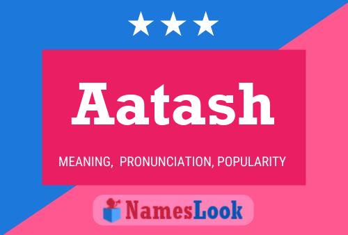 Aatash Name Poster