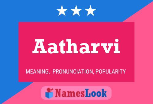 Aatharvi Name Poster