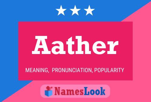 Aather Name Poster