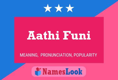 Aathi Funi Name Poster