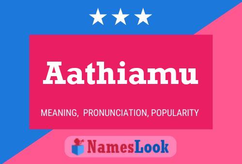 Aathiamu Name Poster