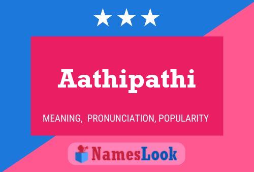 Aathipathi Name Poster