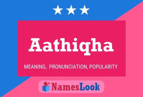 Aathiqha Name Poster